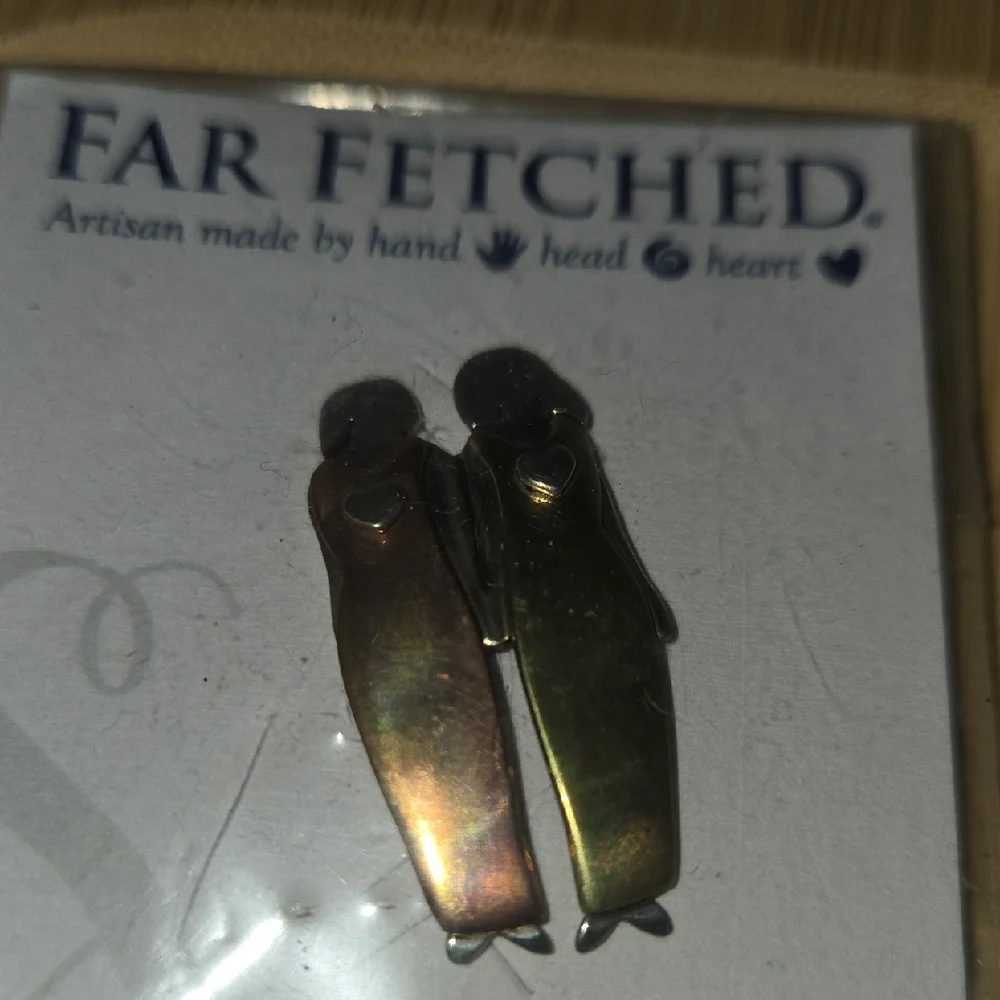 Two-Tone Artisan Brooch